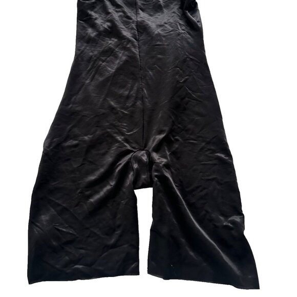 Spanx LG Skinny Britches Open-Bust Mid-Thigh Bodysuit Black Slimming - Picture 2 of 6